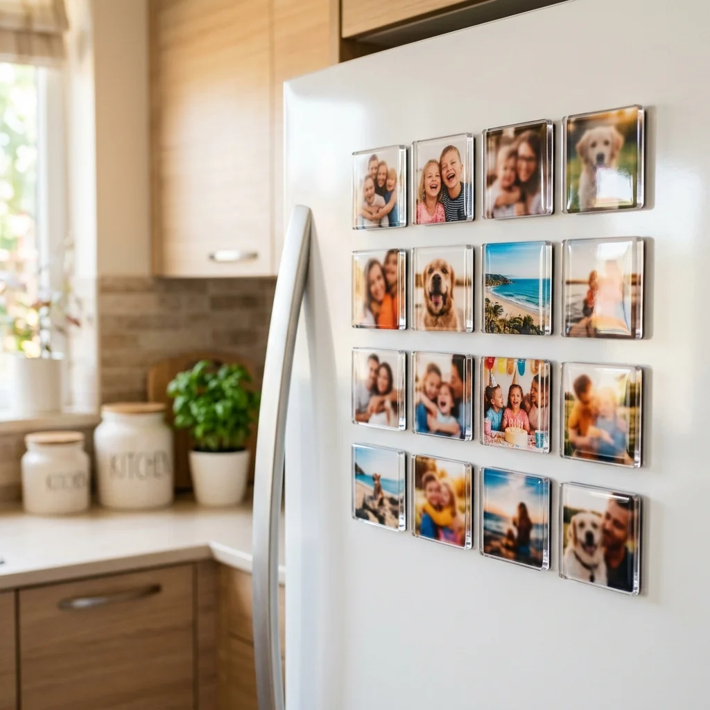 Acrylic Photo Fridge Magnets